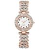 Fashion Jewelry 2pcs Luxury Fashion Women Watch Set Silver Strap Ladies Quartz Wristwatch Alloy Bracelet For Ladies Jewelry Set Clock Gift - Image 3