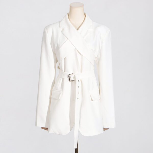 Fashion Personality Solid Color Suit Coat For Women - Image 5